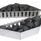 košíky na uhlí (nepřímé/přímé grilování)